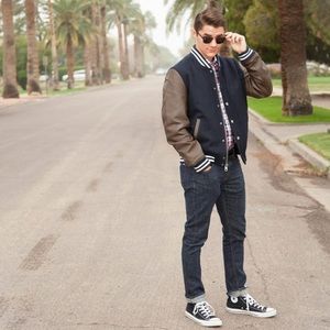 Letterman/bomber jacket